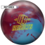 Retired results solid bowling ball with red and light blue-1