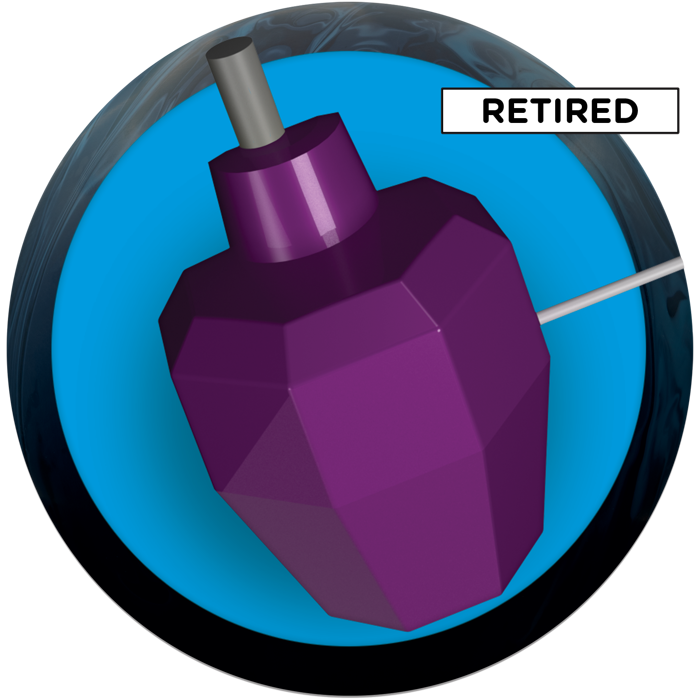 Retired incognito core with a purple inner core and DynamiCore outer core-2