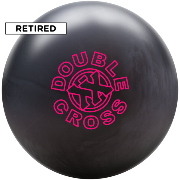 Retired double cross bowling ball