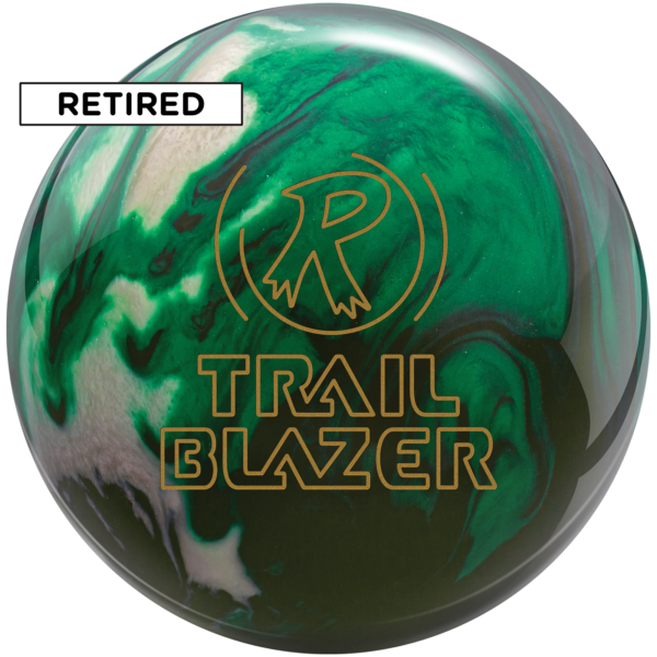 Retired trail blazer bowling ball